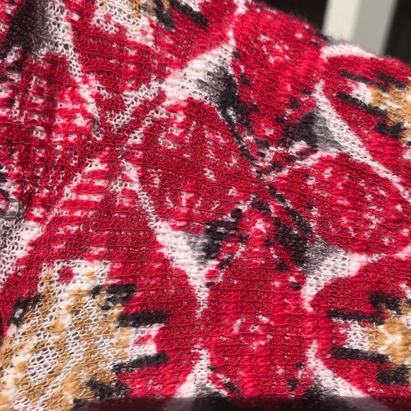 Chip & Pepper sweater red gold geometric XS - Picture 4 of 6